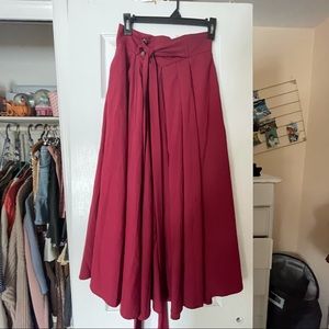 Shein Long red skirt